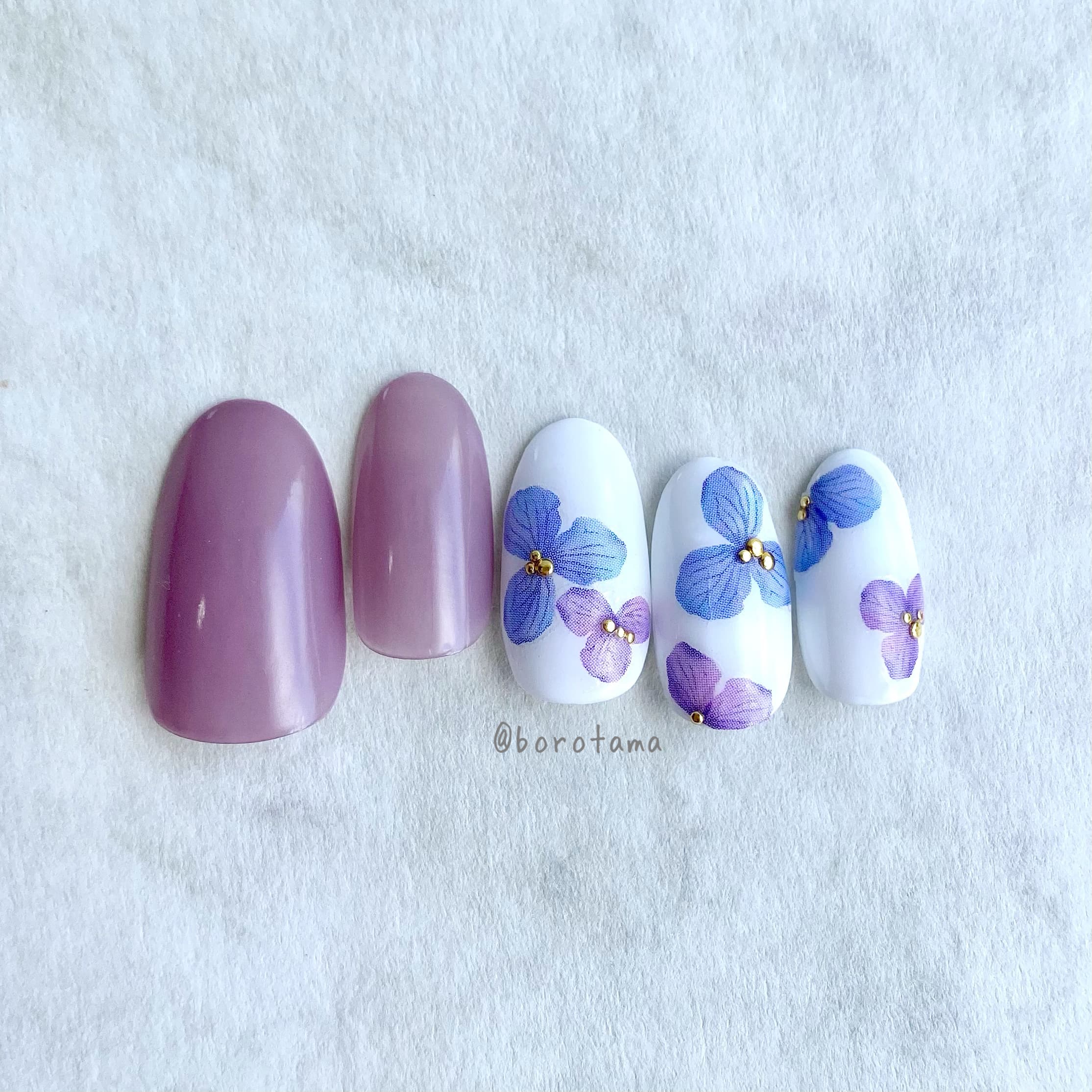 CANMAKE×Seriaのシールでプチプラ梅雨ネイル