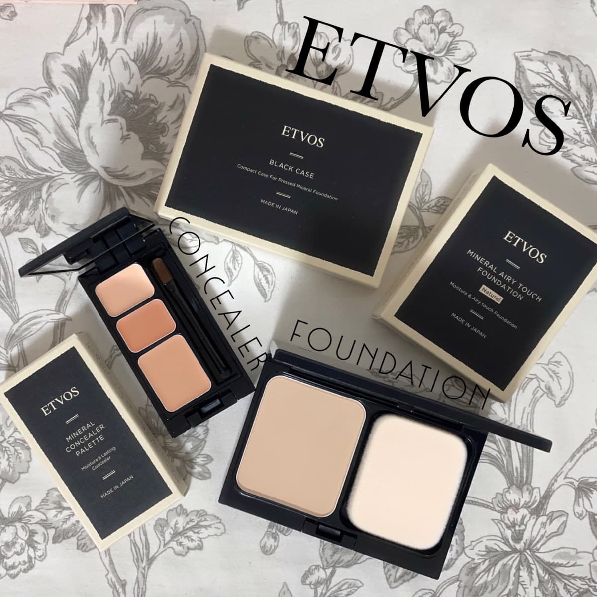 ETVOS♡5/2新発売のコンシーラーとパウダーファンデ