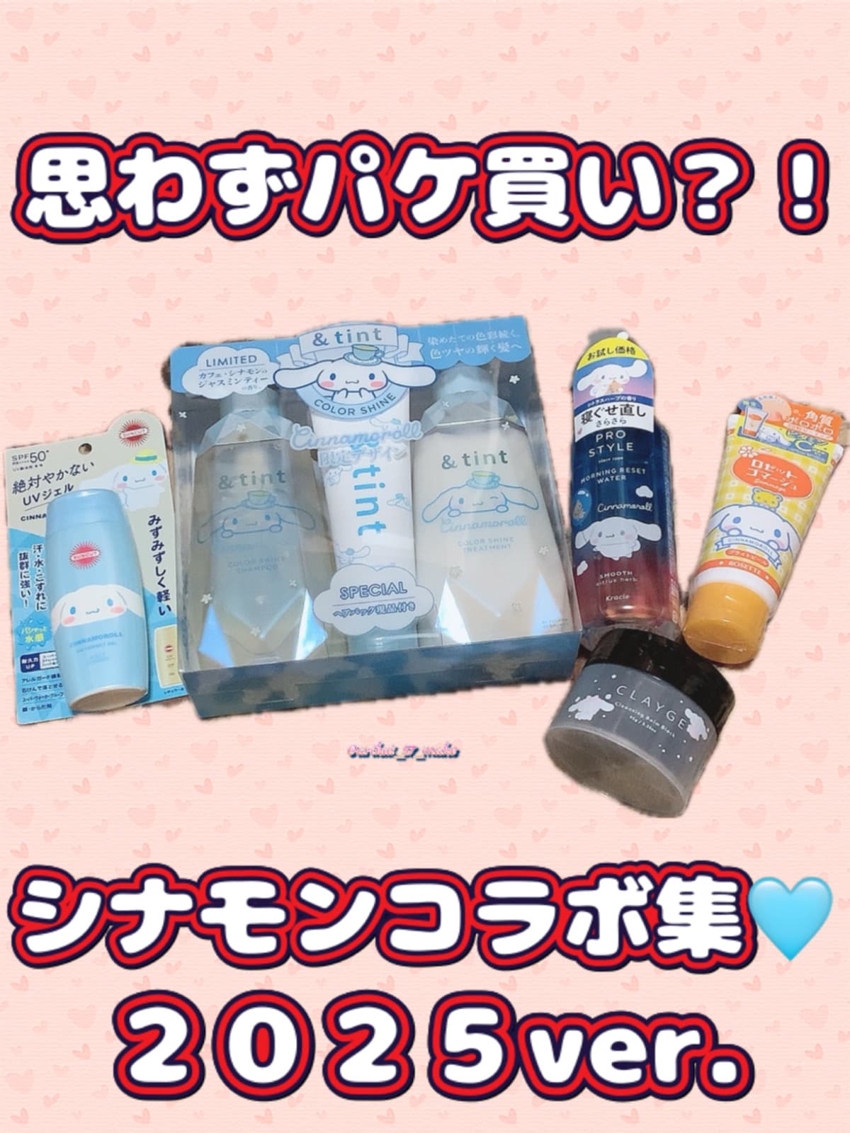 ⋱２０２５年シナモンコラボ集⋰