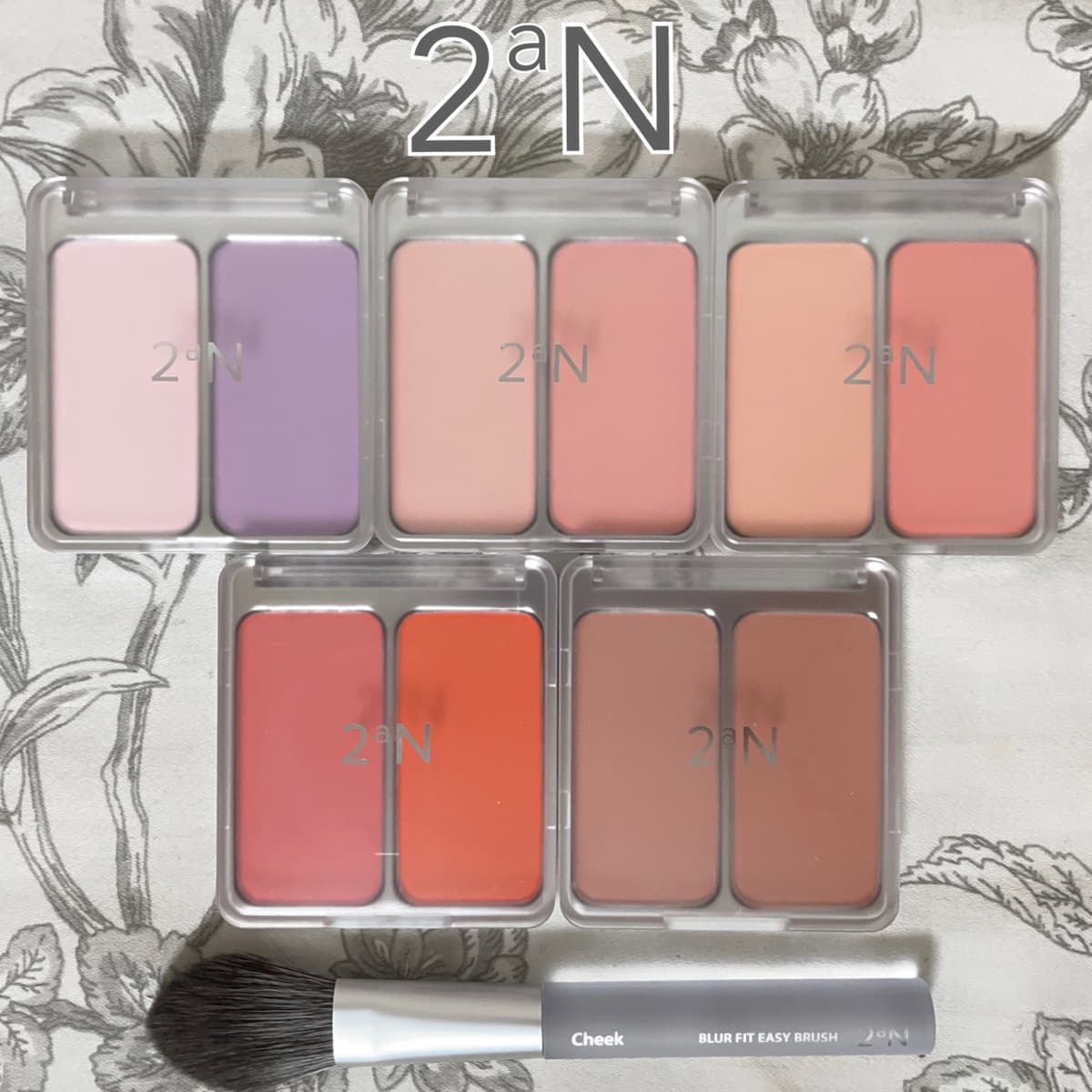 2aN💌デュアルチーク全色レビュー！