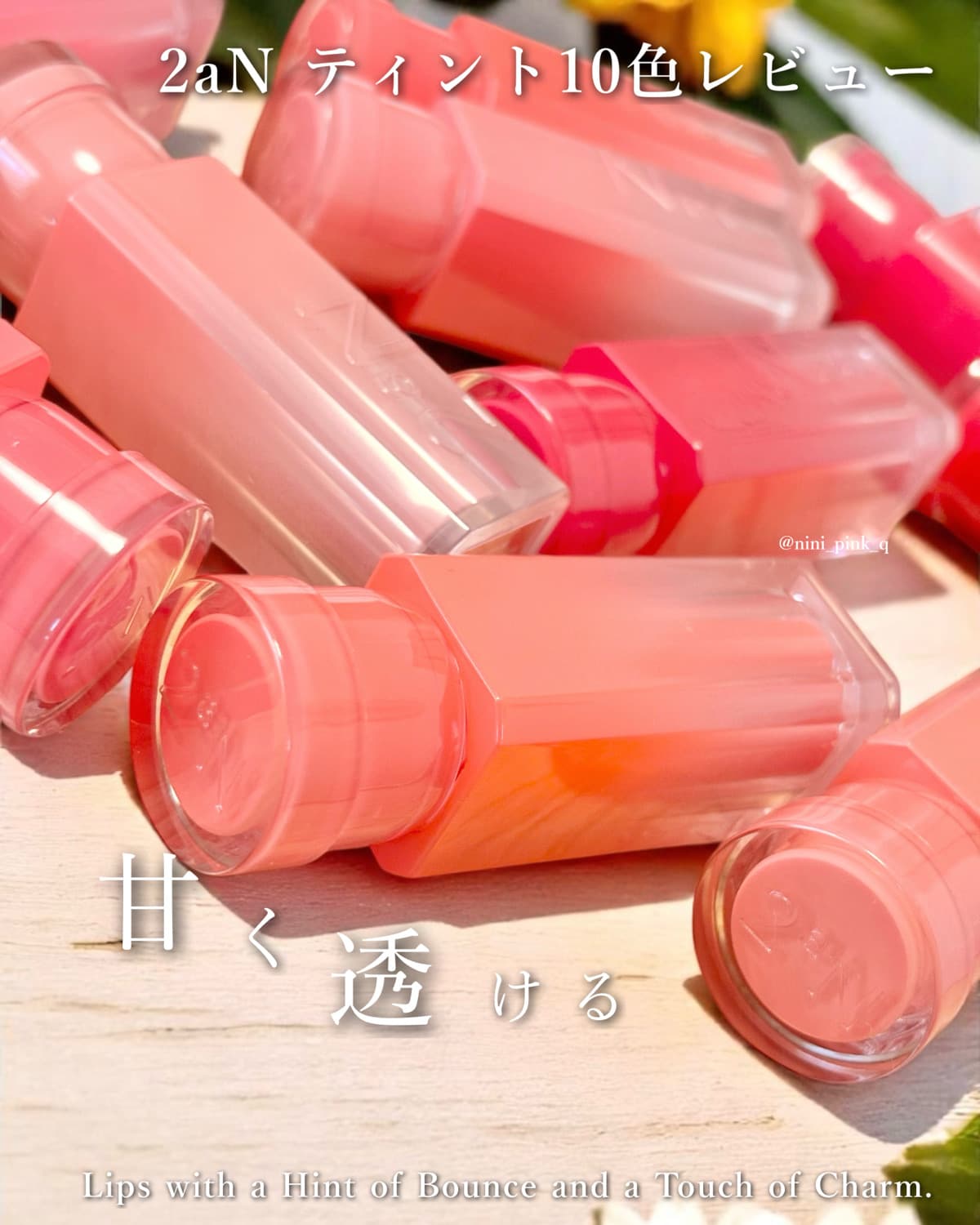 甘く透ける
2aN ティント10色レビュー