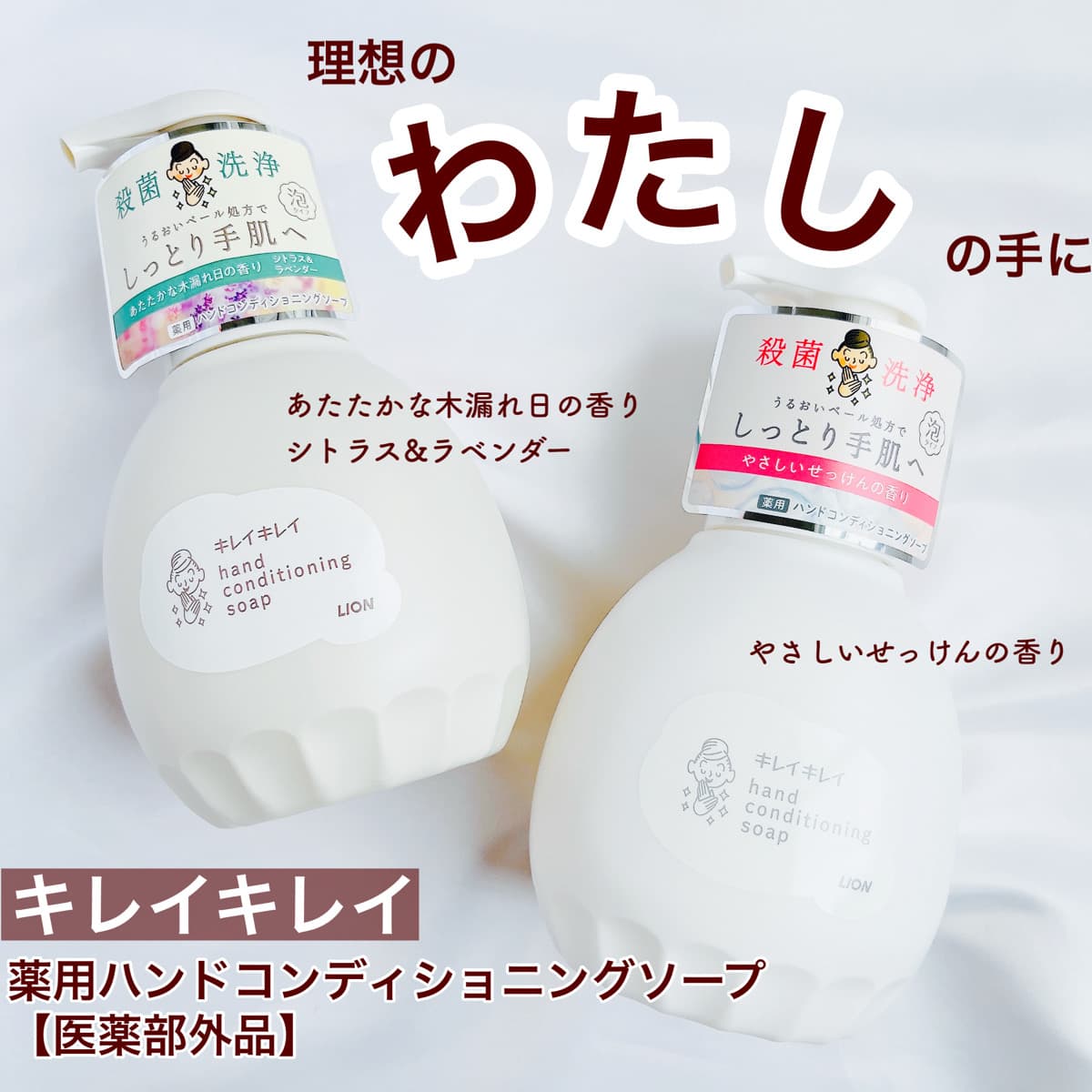 理想のわたしの手に