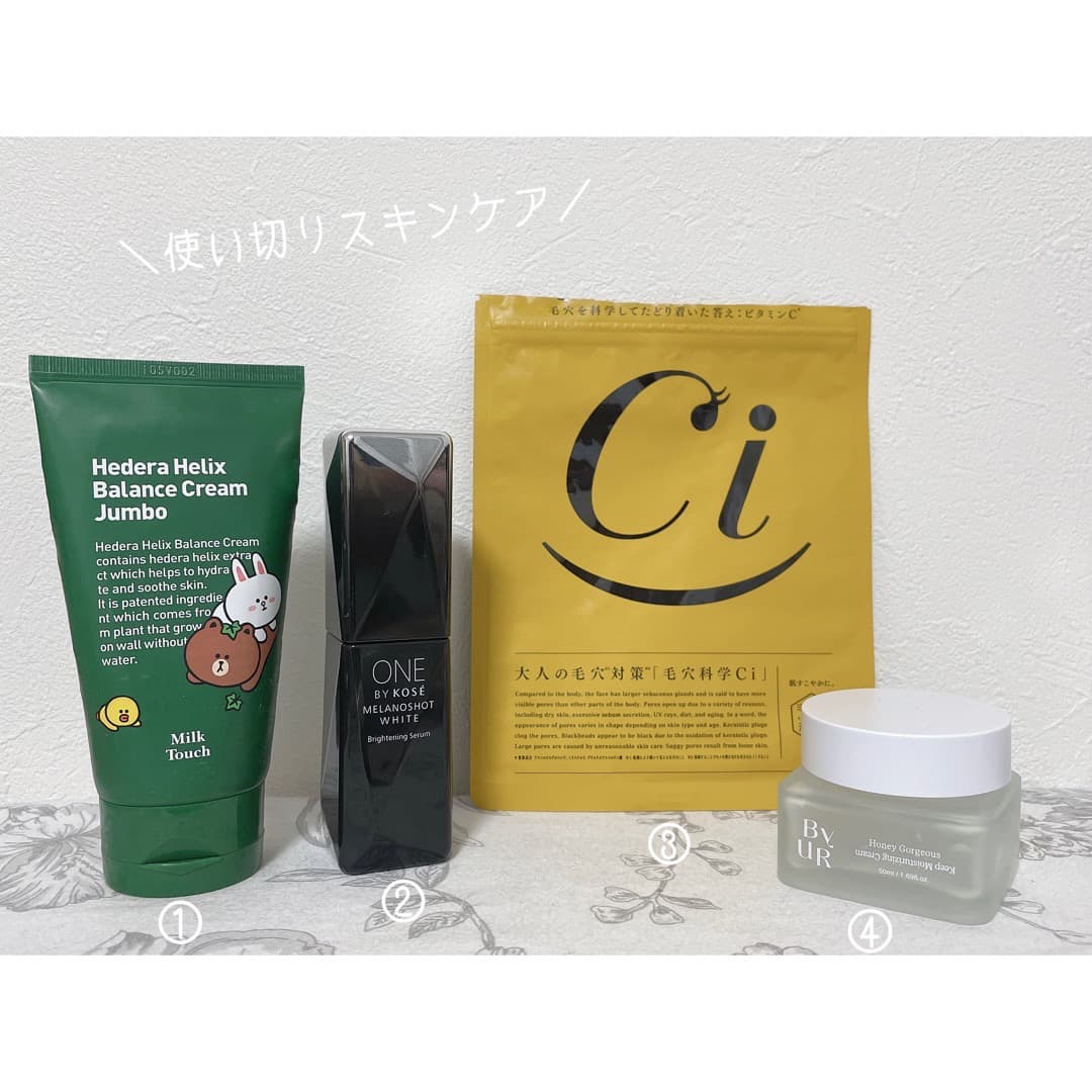 今年最後の使い切りスキンケア